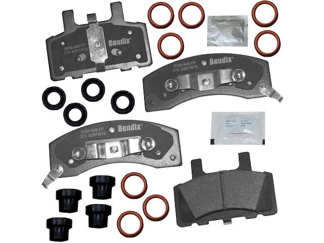 Juego de pastillas de freno delanteras para 1992-1999 GMC K2500 Suburban 1993 1994 1995 1996 VJ423JX Foto 1 de 1