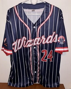 Commemorative Washington Wizards Baseball Jersey #24 Adult Size M - Picture 1 of 4