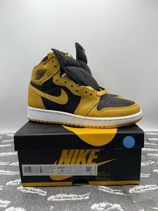 Nike Air Jordan 1 Retro High OG Pollen GS Youth Yellow 575441-701 Size US 3.5Y - Picture 1 of 6