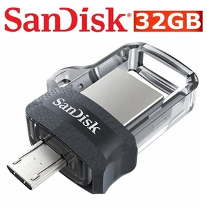 USB Flash Drive 32GB SanDisk Dual OTG Ultra Micro USB 3.0 For Android Phone - Picture 1 of 3