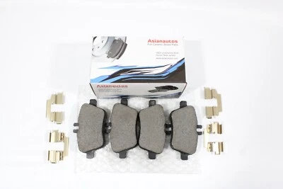 Pastillas de freno traseras de cerámica con herrajes Asianaautos para Mercedes Benz SLC300 17-20 Foto 1 de 3