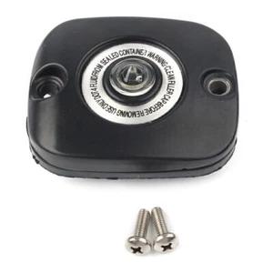 Black Front Brake Master Cylinder Cover for Harley XL Touring Softail Dyna 96-03 - Bild 1 von 9