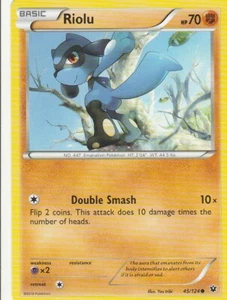 Riolu 45/124 Pokemon Card XY Fates Collide Set 2016 - Picture 1 of 2