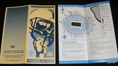 ROSE BOWL 2012 FOOTBALL GAME DAY GUIDE OREGON DUCKS - WISCONSIN TEJONES Foto 1 de 2