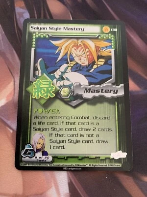 DBZ CCG Foil Saiyan Style Mastery Cell Saga Rare - Image 1 of 4
