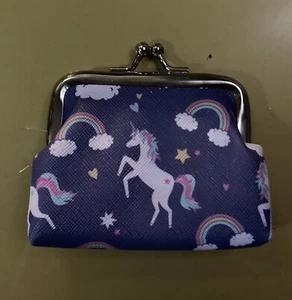 Purple Unicorn Change Purse - Picture 1 of 1