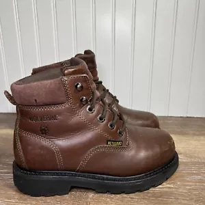 Botas de Trabajo Wolverine para Hombre Talla 5 1/2 - Puntera de Acero Metguard Marrón W04451 - Imagen 1 de 7