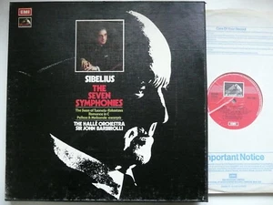 BARBIROLLI CONDUCTS SIBELIUS 7 SYMPHONIES HALLE ORCHESTRA EMI SLS 799 - Picture 1 of 7