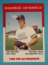 1989 Baseball America RC Tino Martinez Williamsport Bills #AA-6 ⚾