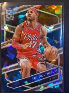 2023 Spectra Prizm #100 Buddy Hield Astral #32/49 Philadelphia 76ers - Picture 1 of 2