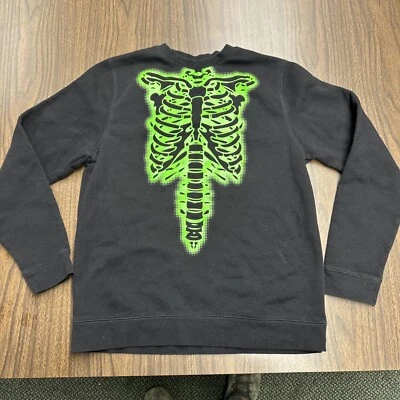 Joe Boxer Fiesta Halloween Huesos de Neón Esqueleto Juvenil XL (14-16) Sudadera Negra Foto 1 de 4