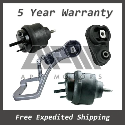 K4007 For 2005-2007 Ford Five Hundred 3.0L AUTO No CVT Engine & Trans Mount Kit - Image 1 of 4