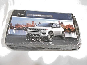 NEW. 2019 JEEP COMPASS OWNER MANUAL SET WITH FACTORY CASE. MINT. OEM - Picture 1 of 3