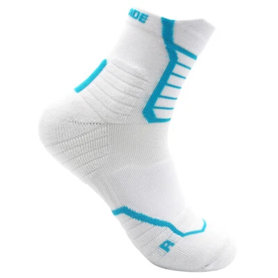 Pro Men Women Basketball Socks Running Jogging Sports Ankle Socks Fitness Orange - Image 1 of 4