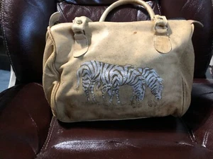 Vintage Emily Ann Zebra Handbag - Picture 1 of 2