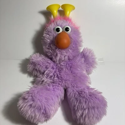 Vtg 1994 Sesame Street  Purple Honker Plush Hand Puppet by Applause Nose HONKS - Image 1 of 4