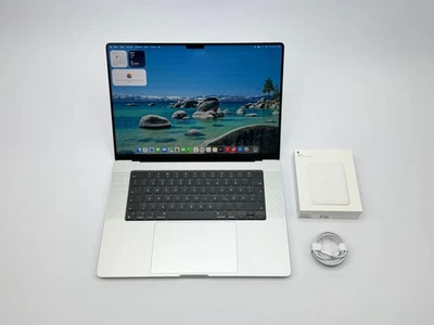 Apple MacBook Pro 16“ M1 MAX 10C CPU 24C GPU 1 TB SSD 64 GB Ram 2021 SILBER - Bild 1 von 4