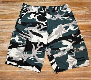 Philadelphia Eagles NFL Team Apparel Mens Camo Cargo Shorts Size 36 - Picture 1 of 13