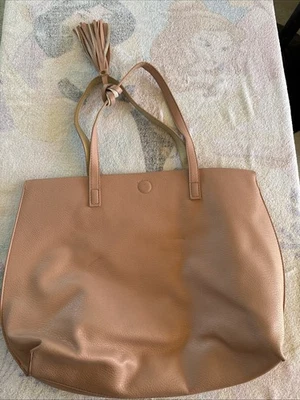 Cuyana Leather Tote Bag with Tassel Accent - Image 1 of 3