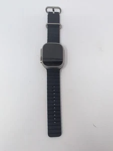 *USER* Apple Watch Ultra [gps + Cellular 49mm] Titanium Case With Midnight - Photo 1 sur 5