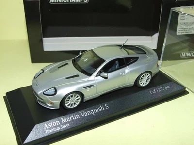 ASTON MARTIN VANQUISH S 2004 Gris Silver MINICHAMPS 1:43 - Photo 1/2