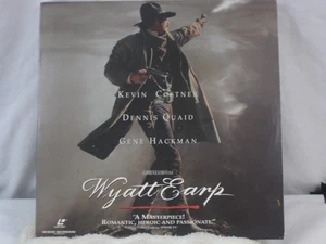 Kevin Costner 3 movie laserdisc lot Wyatt Earp, Dances With Wolves.. VG - Picture 1 of 6