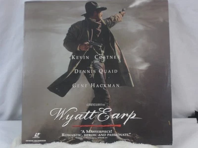 Kevin Costner 3 movie laserdisc lot Wyatt Earp, Dances With Wolves.. VG - Image 1 of 4