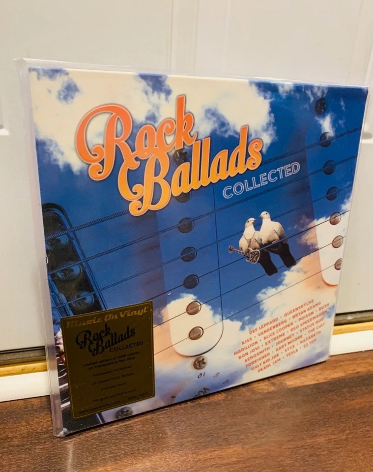 Rock Ballads - Collected - 2LP Transparent Red Vinyl - Various Artists MOV ## - Image 1 of 4