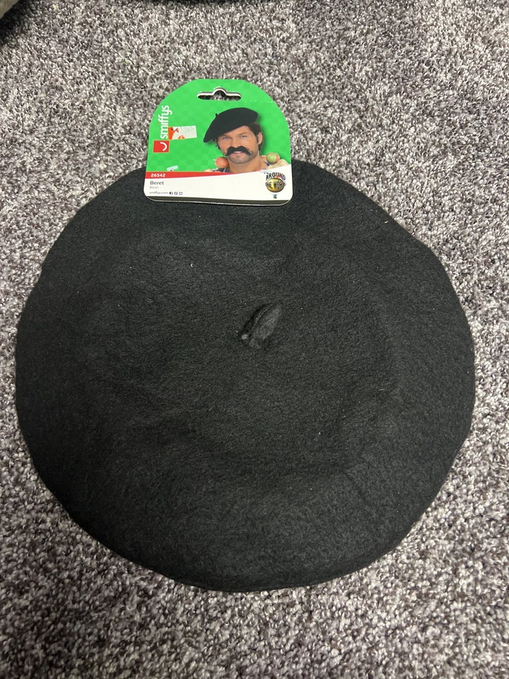 Boina negra de fieltro Smiffys - Alrededor del mundo Foto 1 de 1