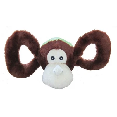 Jolly Pets Pet Tug A Mals Monkey Dog Toy With Squeaker Small - Image 1 of 4