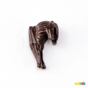 NUEVO LEGO Genuino Minifigura Marrón Oscuro Cabello Mujer Niña Cola de Pony Bangs Laterales Largos - Imagen 1 de 3