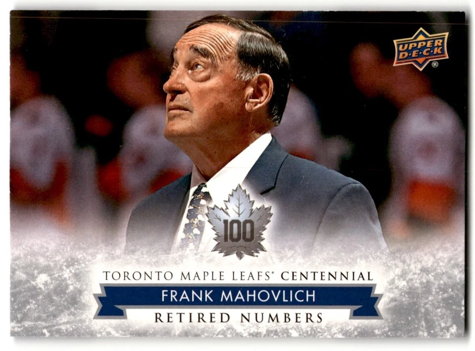 Frank Mahovlich 2017-18 Upper Deck Toronto Maple Leafs Centennial SP #132 - Image 1 of 2