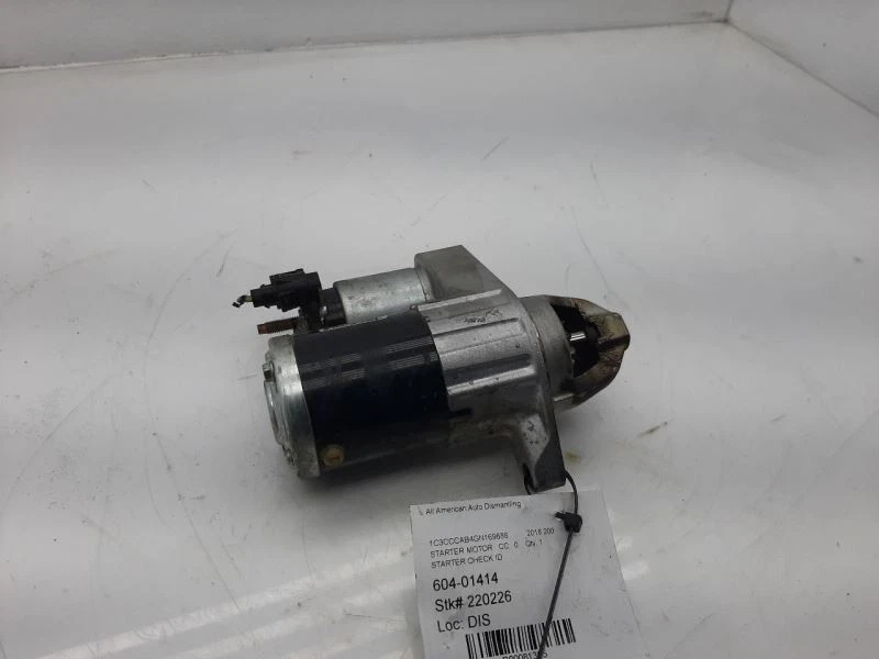Starter Motor Sedan With AT Engine Stop And Start 15-17 CHRYSLER 200 56029783AB - Imagem 1 de 4