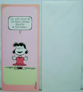 Peanuts Lucy You Just Could be The Best Looking Relative In Our Family Birthday - Picture 1 of 6