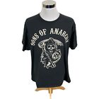 Sons of Anarchy T-Shirt Mens 2XL XXL Black Biker Motorcycle Grim Reaper Tee