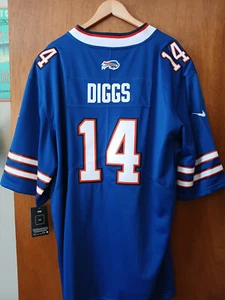 Buffalo Bills Stefon Diggs #14 Nike Men's Royal Official NFL Game Jersey XXXL - Picture 1 of 4