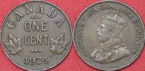 Fine 1924 Canada 1 Cent - Bild 1 von 1