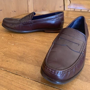 Cole Haan Pinch Burgundy Penny Loafers 11.5 M - Picture 1 of 12