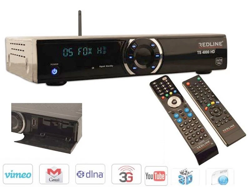 Redline TS 4000 HD Sat Receiver,IPTV,WIFI,CA,Full HD - Bild 1 von 1