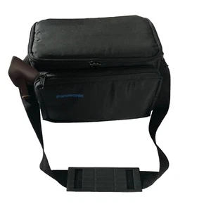 Vintage Panasonic Camera/Camcorder Shoulder Bag - Black/Blue - Picture 1 of 11