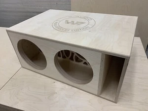 Dual JL Audio 13W7 Custom Ported Box 13.5 w7 13W7AE Enclosure Baltic Birch - Picture 1 of 7