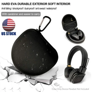 Hard EVA Carrying Case Travel Bag Pouch For Marshall Major Foldable Headphone US - Picture 1 of 19