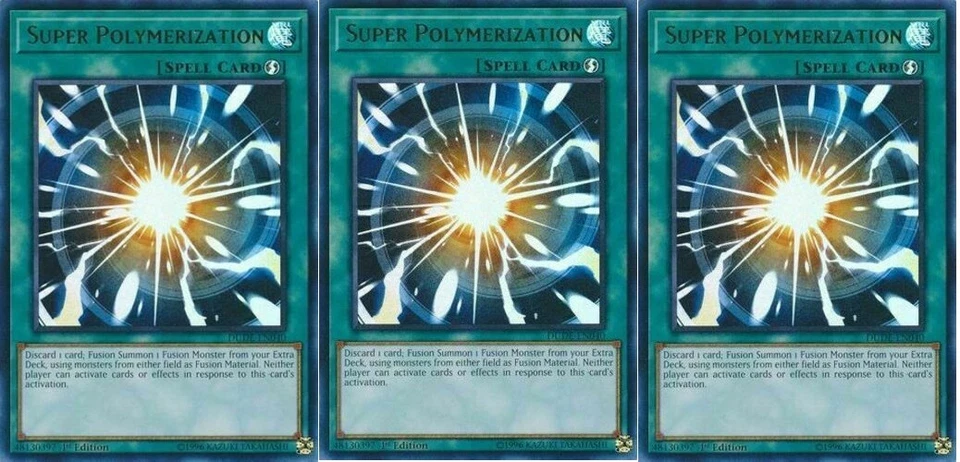 *** 3X SUPER POLYMERIZATION 3X *** ULTRA RARE DUDE-EN040 (NM) YUGIOH! - Image 1 of 1