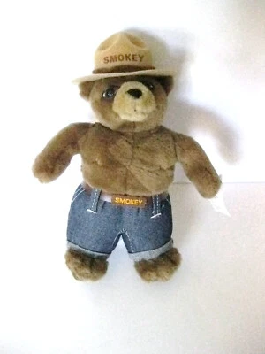 Forest Service SMOKEY THE BEAR 9" Tall Vintage Plush Doll 1994 Brand New w/ Tags - Image 1 of 4