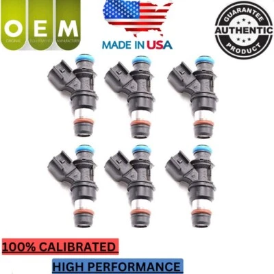 NEW OEM 6x DELPHI Fuel Injectors Fits 2004 2005 Pontiac Grand Prix 3.8L V6 - Image 1 of 4