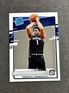 2020-21 Donruss Optic ANTHONY EDWARDS Rated Rookie #151 RC Timberwolves - Picture 1 of 6