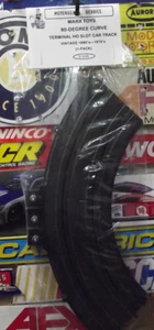 MARX TOYS, TERMINAL CURVA 90 GRADOS HO SLOT CAR TRACK, VINTAGE, (1 PAQUETE) - Imagen 1 de 2