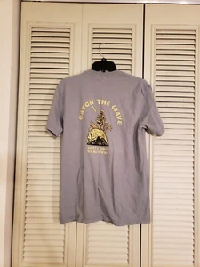 Sea Isle City New Jersey NJ Gray T-Shirt Catch The Wave Comfort Colors Mens M - Picture 1 of 5