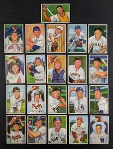 1952 Bowman Baseball Set Break 21 Cards - Picture 1 of 3