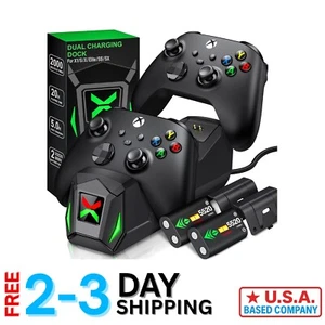 Xbox Controller Charging Dock with 2 Rechargeable Batteries - Safe & Reliable - Picture 1 of 10